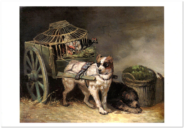 «Открытка Henriette Ronner-Knip — Pair of Hunting Dogs (HRK31)», бренда Artistic Card - фото №1