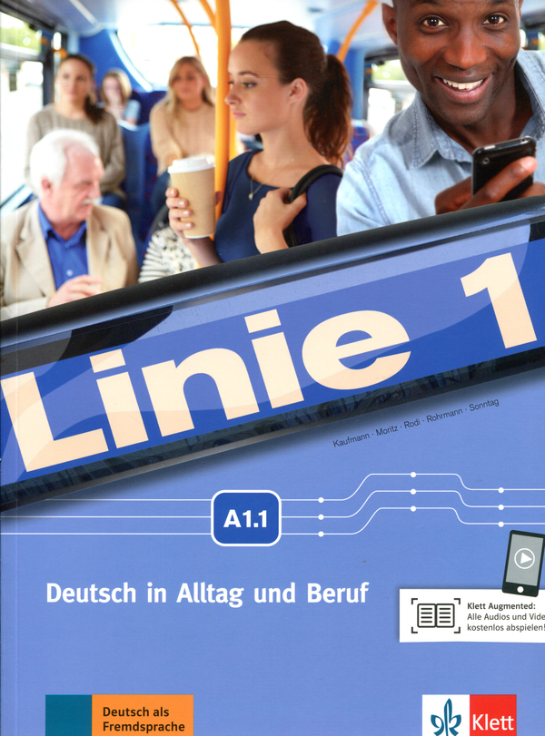 Бумажная книга «Linie 1 A1. Kurs und Übungsbuch mit DVD-ROM. Teil 1. Deutsch in Alltag und Beruf» - фото №1