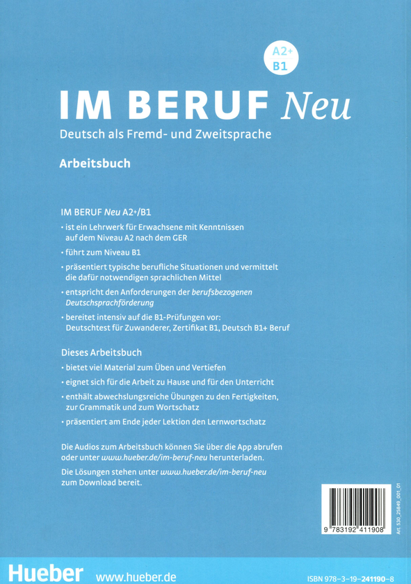 [object Object] «Im Beruf Neu A2+/B1 Arbeitsbuch», авторів Дагмар Гірсберг, Ізабель Бухвальд-Варгенау - фото №2 - мініатюра