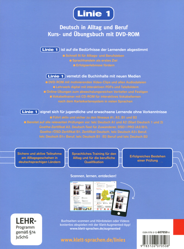 Бумажная книга «Linie 1 A1. Kurs und Übungsbuch mit DVD-ROM. Teil 1. Deutsch in Alltag und Beruf» - фото №1
