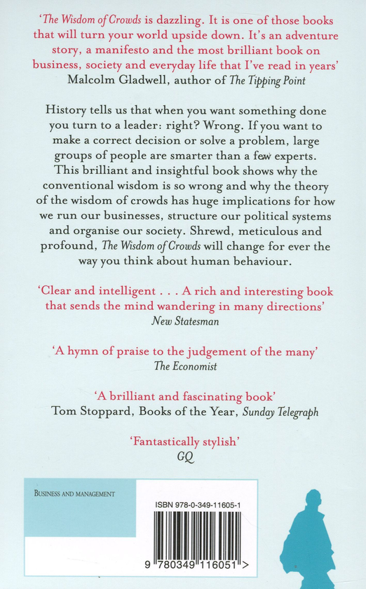 Бумажная книга «The Wisdom Of Crowds», автор Джеймс Суровецки - фото №1