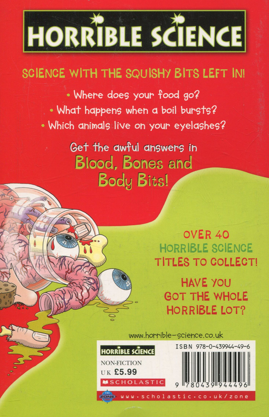 Бумажная книга «Blood, Bones and Body Bits», автор Ник Арнольд - фото №1
