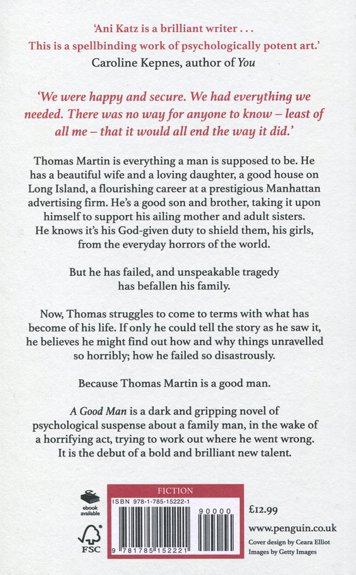Паперова книга «A Good Man», автор Ані Кац - фото №1