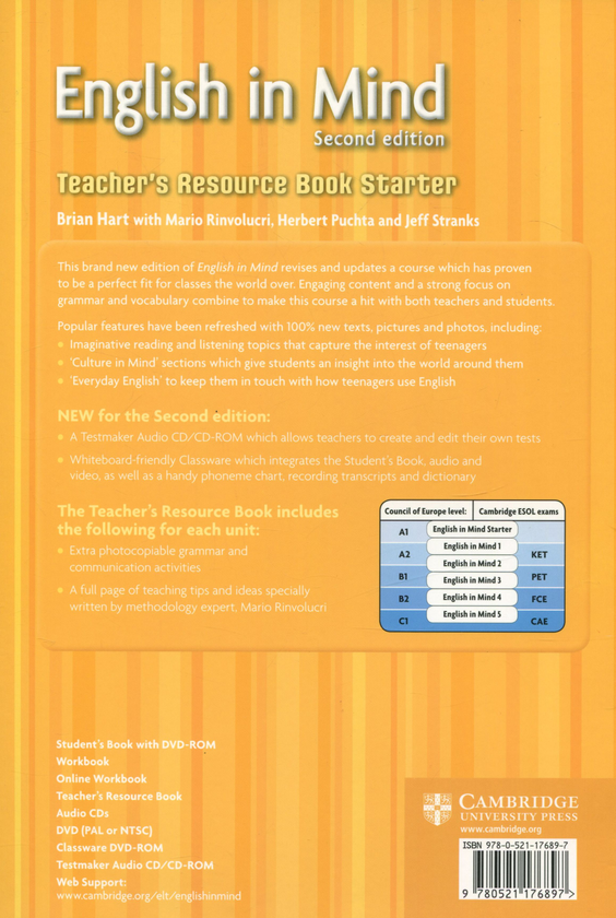 [object Object] «English in Mind. Starter Teacher's Book», авторов Джефф Стрэнкс, Брайан Харт, Герберт Пухта, Марио Ринволукри - фото №2 - миниатюра