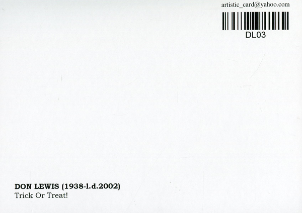 «Открытка Don Lewis — Trick Or Treat! (DL03)», бренда Artistic Card - фото №1