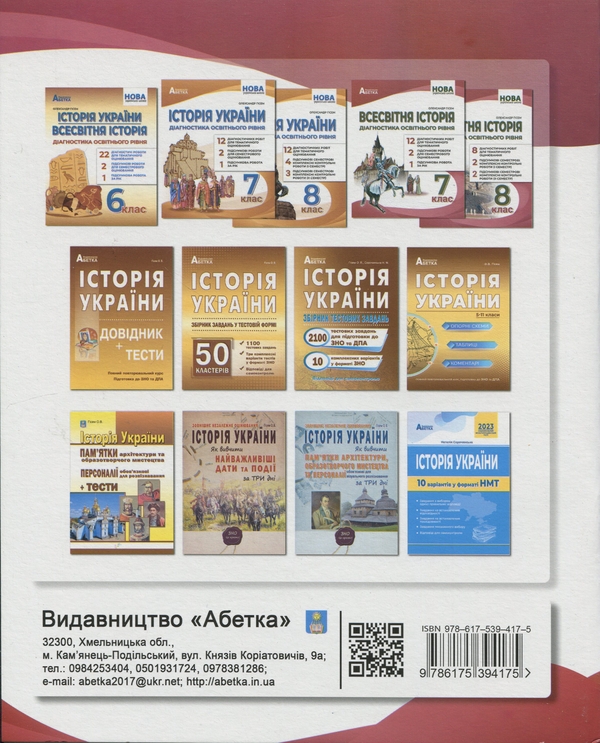 Бумажная книга «Всесвітня історія. Діагностика освітнього рівня. 8 клас», автор Александр Гисем - фото №1