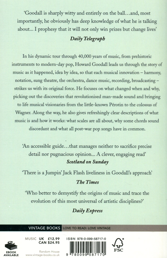 Паперова книга «The Story of Music», автор Ховард Гудолл - фото №1