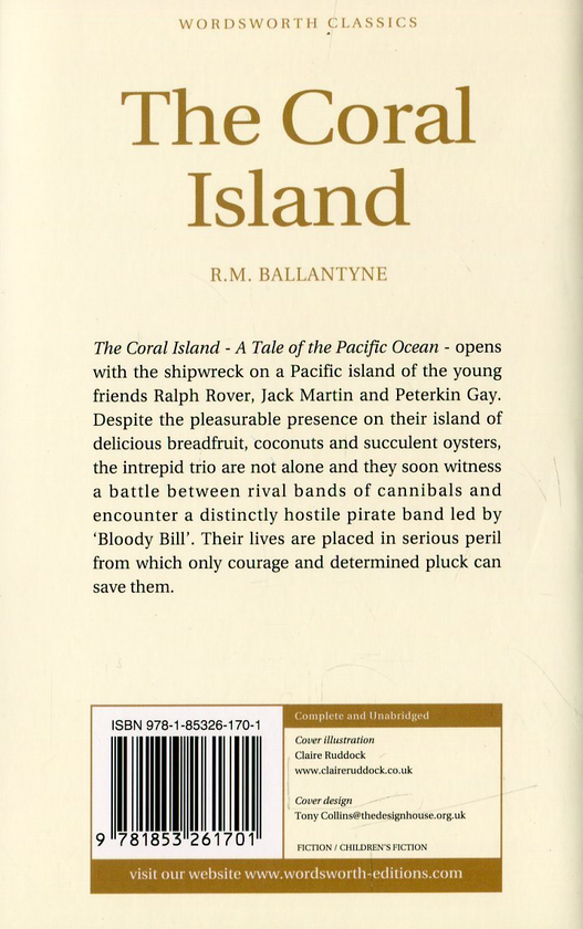 Бумажная книга «The Coral Island», автор Роберт Майкл Баллантайн - фото №1