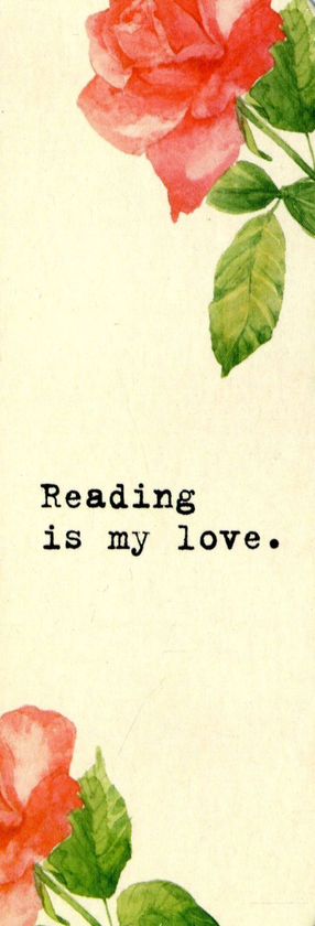 «Закладка для книг Mirabella Postcards Reading is my love (163102)», бренду Mirabella Postcards - фото №1