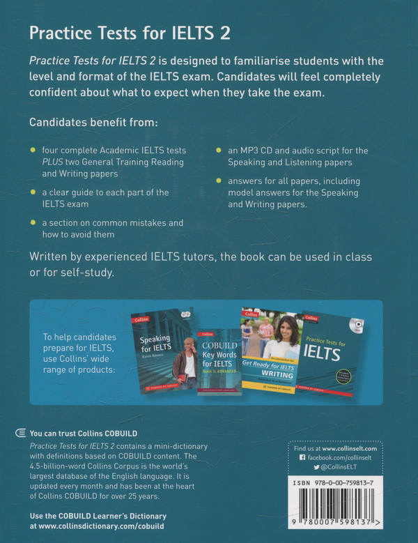 [object Object] «Practice Tests for IELTS 2 (+CD)» - фото №2 - мініатюра