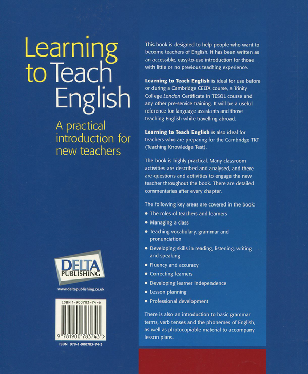 [object Object] «Learning to Teach English. A Practical Introduction for New Teachers», автор Пітер Уоткінс - фото №2 - мініатюра