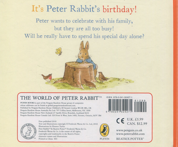 Бумажная книга «Peter Rabbit Tales – Happy Birthday», автор Беатрис Поттер - фото №1