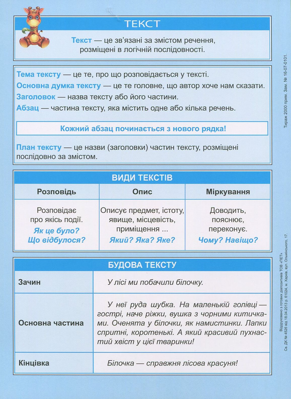 [object Object] «Міні-підручник. Українська мова. 1-4 класи», автор В. Васютенко - фото №2 - миниатюра