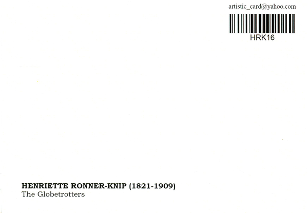  «Открытка Henriette Ronner-Knip - The Globetrotters (HRK16)», бренда Artistic Card - фото №1