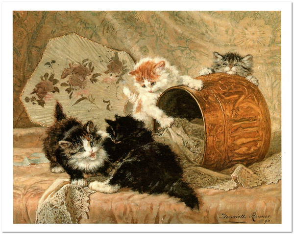  «Открытка Henriette Ronner-Knip - The Copper Cauldron (HRK13)», бренда Artistic Card - фото №1