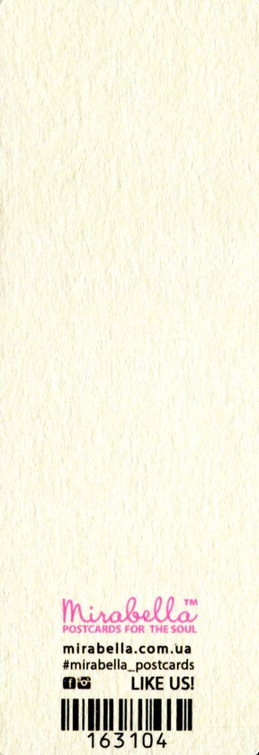 «Закладка для книг Mirabella Postcards Start Happiness (163104)», бренду Mirabella Postcards - фото №1