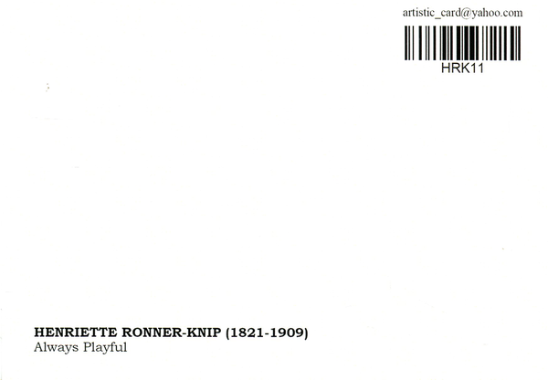 «Открытка Henriette Ronner-Knip - Always Playful (HRK11)», бренда Artistic Card - фото №1