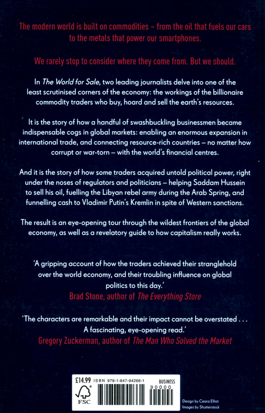 Бумажная книга «The World for Sale. Money, Power and the Traders Who Barter the Earth's Resources», авторов Хавьер Блас, Джек Фарчи - фото №1