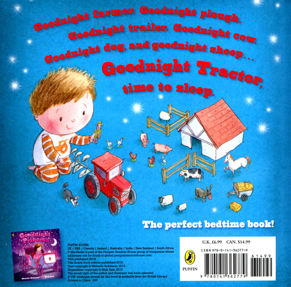 Паперова книга «Goodnight Tractor», автор Мішель Робінсон - фото №1