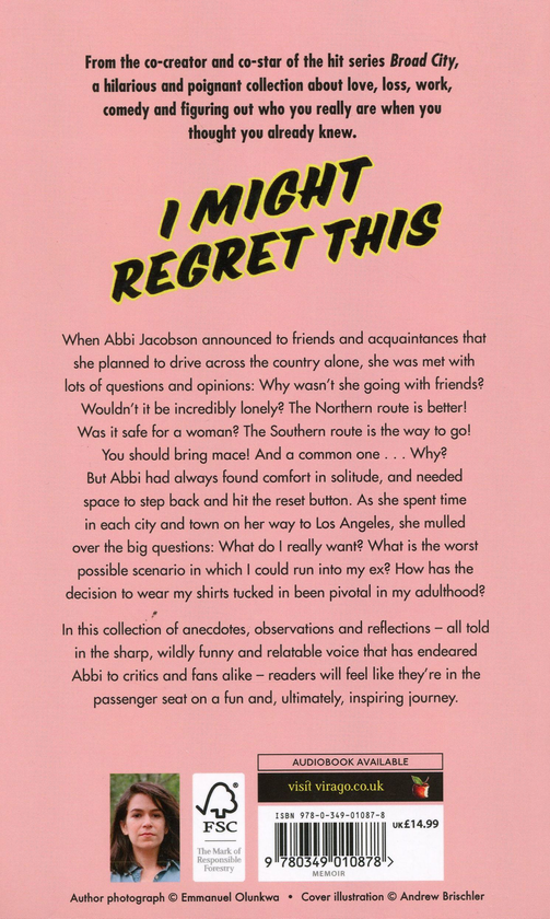 Бумажная книга «I Might Regret This», автор Эбби Джейкобсон - фото №1