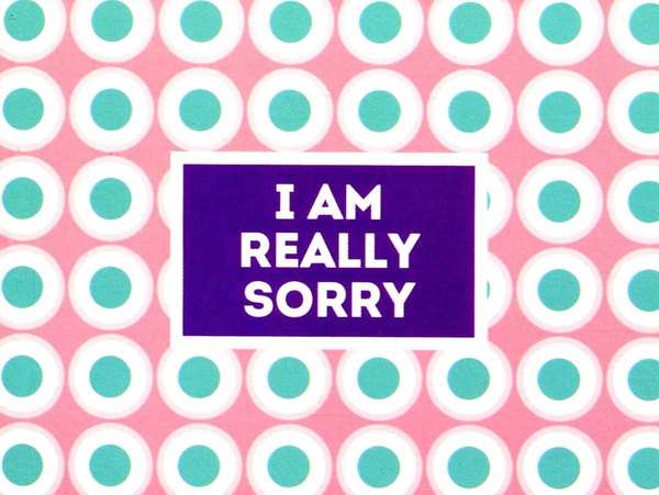 «Листівка Mirabella Postcards I am really sorry (162152)», бренду Mirabella Postcards - фото №1