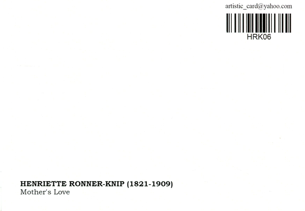 «Открытка Henriette Ronner-Knip - Mother's Love (HRK06)», бренда Artistic Card - фото №1