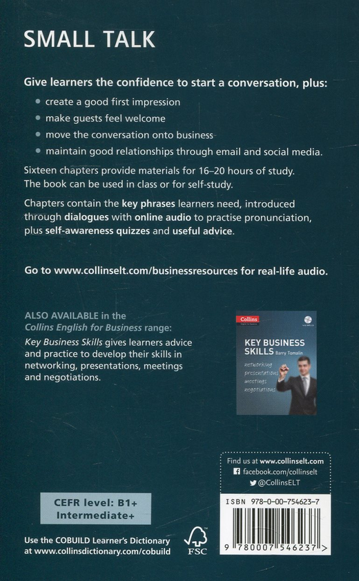 Бумажная книга «Small Talk. Build Better Business Relationships Through Successful Conversations », автор Дебора Капрас - фото №1