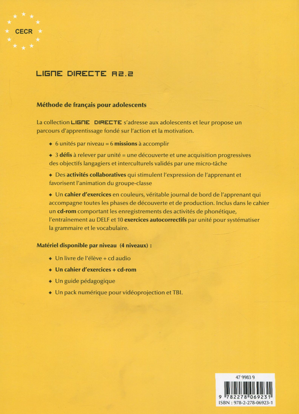 [object Object] «Ligne Directe 3. Cahier d'exercices (+ CD)», авторів Лоуренс Алеманні, Валері Леменьєр, Ільхам Бінан, Софі де Обрі - фото №2 - мініатюра