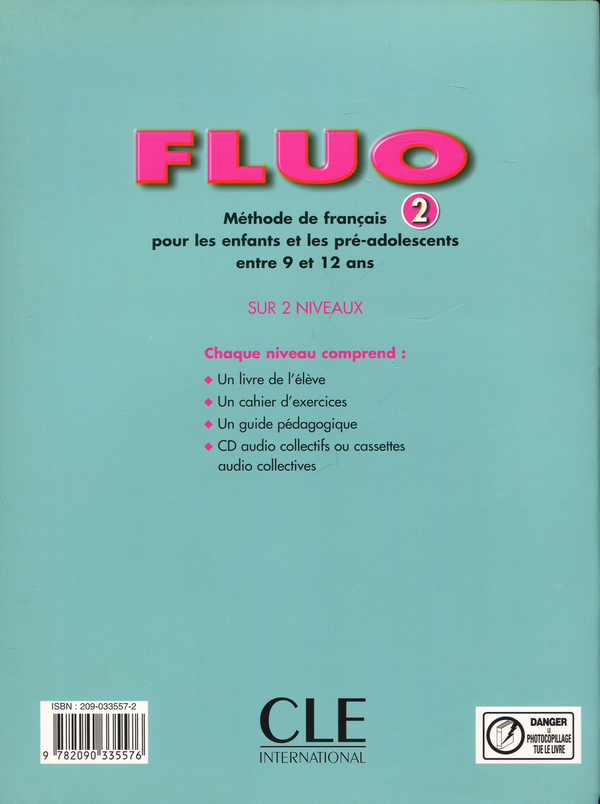 Бумажная книга «Fluo Workbook (Level 2) (French Edition)», авторов Сильви Мейер-Дре, Дюран Розелин, Агнес Виттман-Малфеттес - фото №1
