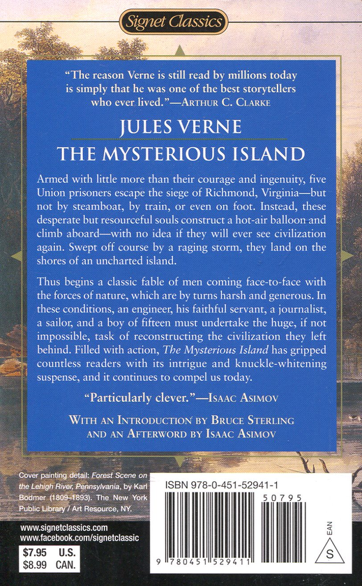 Бумажная книга «The Mysterious Island», автор Жюль Верн - фото №1
