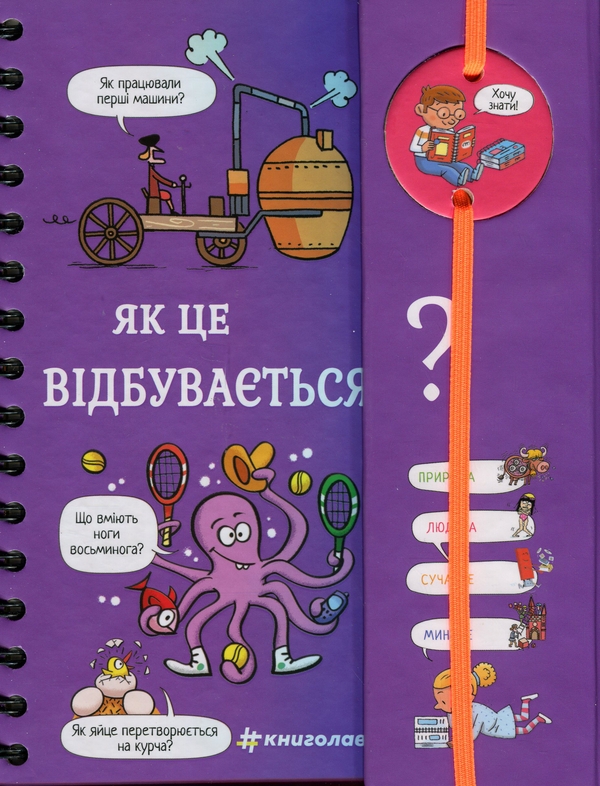 Бумажная книга «Хочу знати! Як це відбувається?», автор Софи де Мюлленхейм - фото №1