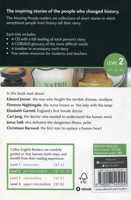 Паперова книга «Amazing Medical People. Level 2 (+ CD-ROM)» - фото №1