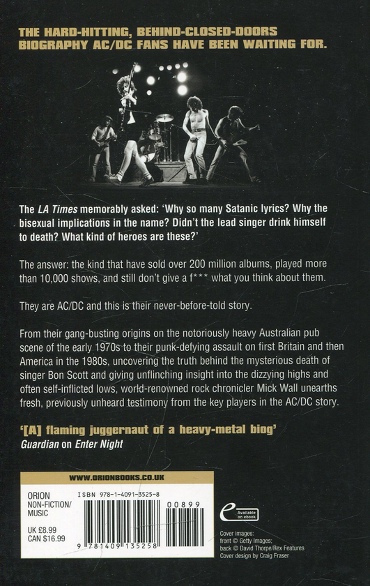 Бумажная книга «AC/DC: Hell Ain't a Bad Place to be», автор Мик Уолл - фото №1