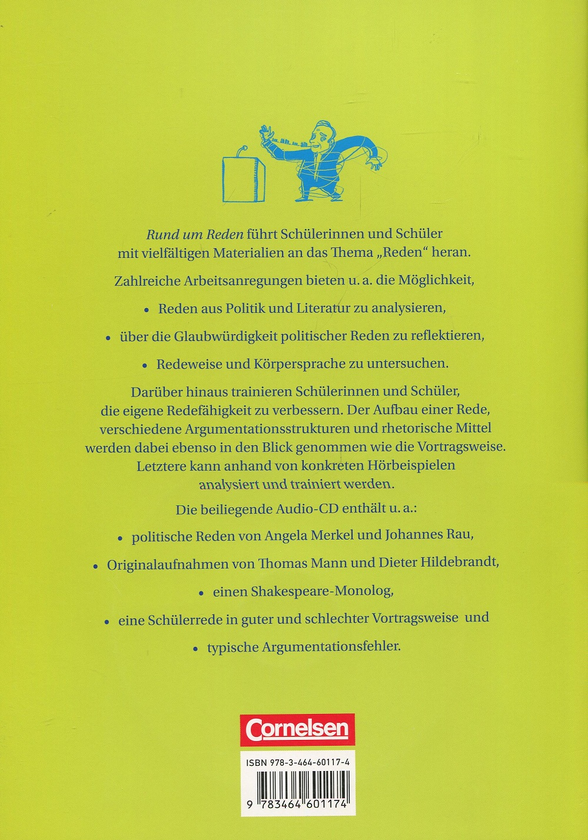 Бумажная книга «Rund um Reden: Sekundarstufe I. Kopiervorlagen mit CD» - фото №1