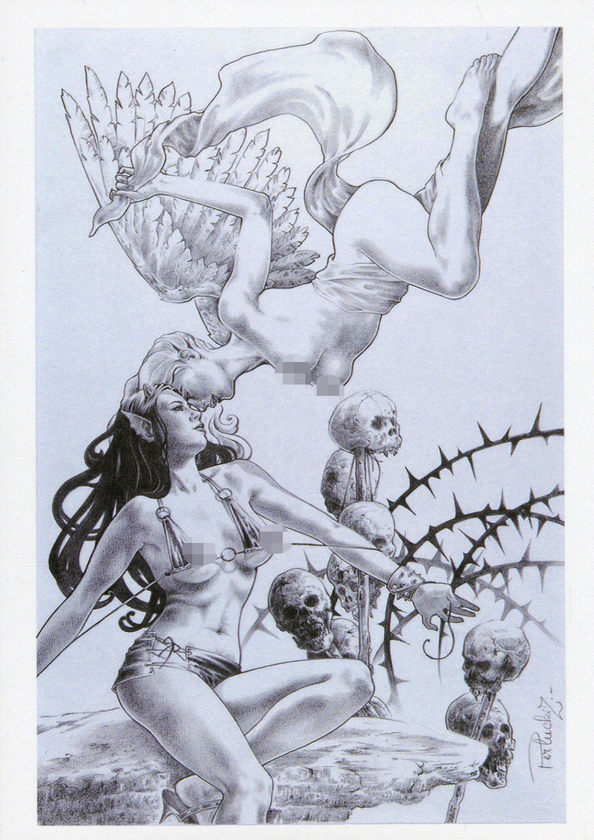 «Открытка Perla Pilucki — Furious! Vol. 1 Illustration (SQP, 2010) (PP04)», бренда Artistic Card - фото №1