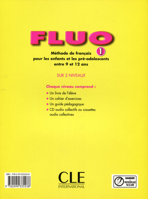 Бумажная книга «Fluo Methode de Francais 1 (French Edition) », авторов Сильви Мейер-Дре, Дюран Розелин, Хелен Харрис, Софи Ле Галь, Мари-Жозе Лопес - фото №1