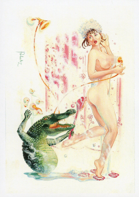 «Открытка Perla Pilucki — Flirt 2 Illustration 1 (SQP, 2005) (PP01)», бренда Artistic Card - фото №1