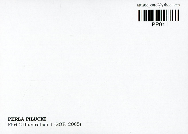 «Открытка Perla Pilucki — Flirt 2 Illustration 1 (SQP, 2005) (PP01)», бренда Artistic Card - фото №1