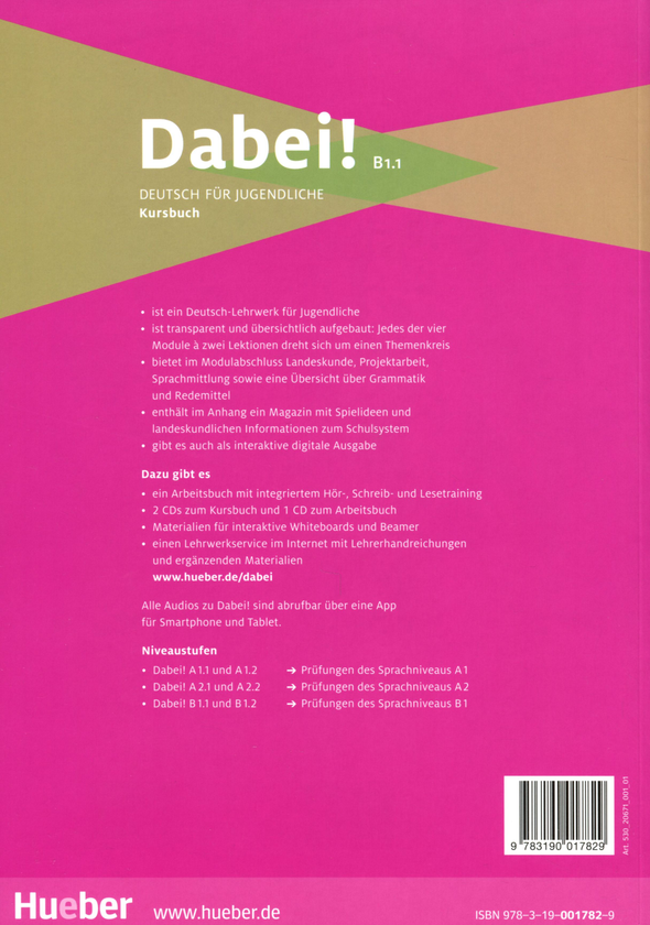 Бумажная книга «Dabei! B1.1 Kursbuch», авторов Джозеф Альберти, Зигфрид Баттнер, Габриэле Копп - фото №1
