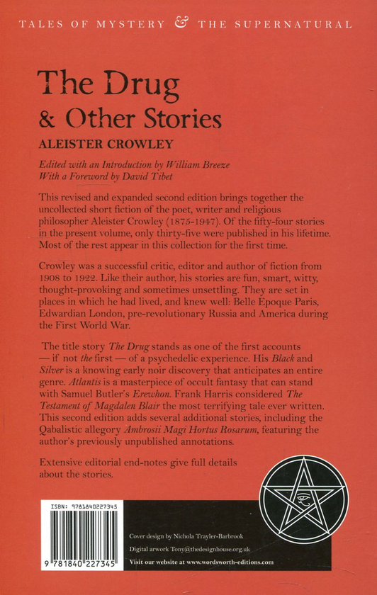 Бумажная книга «The Drug & Other Stories », автор Алистер Кроули - фото №1