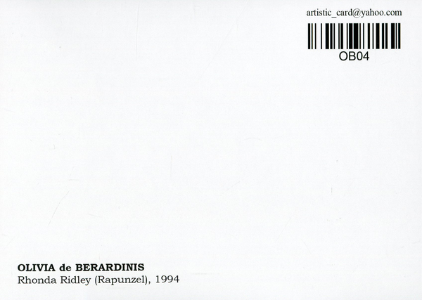 «Открытка Olivia de Berardinis — Rhonda Ridley (Rapunzel), 1994 (OB04)», бренда Artistic Card - фото №1