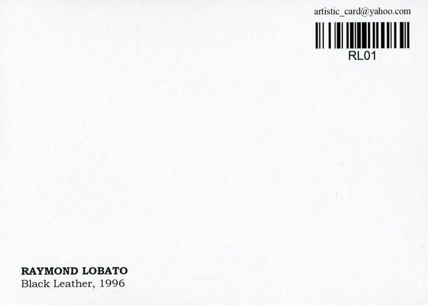  «Открытка Raymond Lobato — Black Leather, 1996 (RL01)», бренда Artistic Card - фото №1