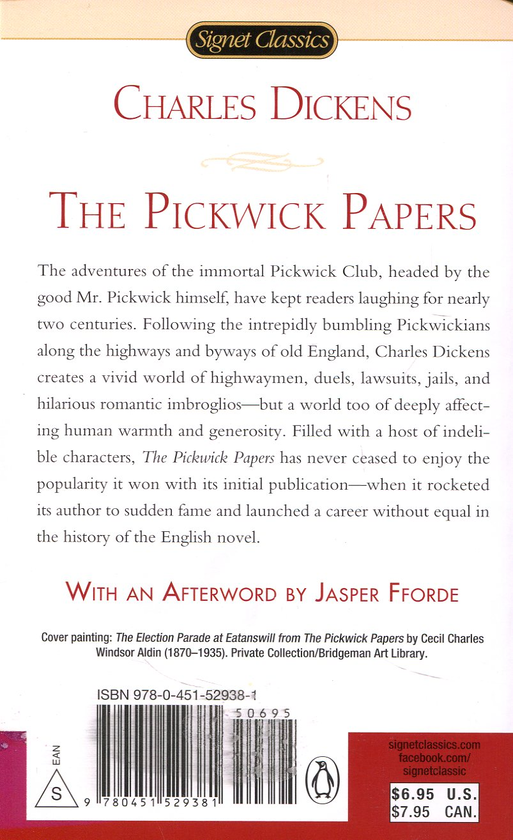 Бумажная книга «The Pickwick Papers», автор Чарльз Диккенс - фото №1