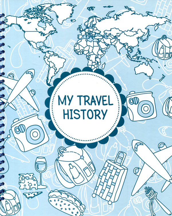Фотоальбом My Travel History. Блакитний
