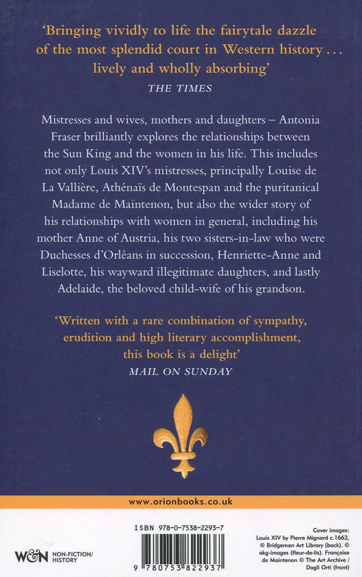 Бумажная книга «Love and Louis XIV The Women in the Life of the Sun King», автор Антония Фрейзер - фото №1