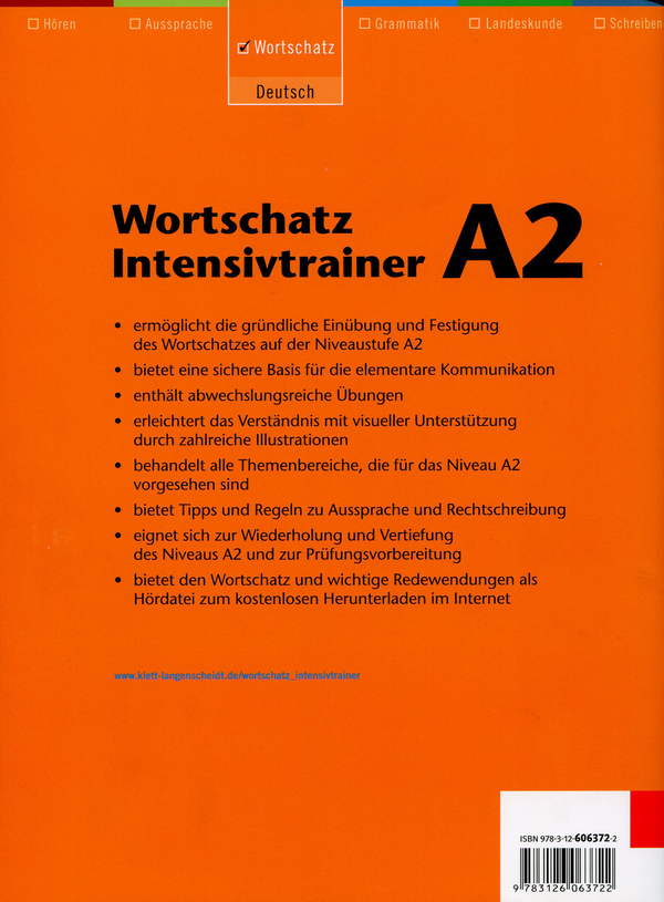 Паперова книга «Wortschatz Intensivtrainer A2», авторів Christiane Lemcke, Лутц Рорманн - фото №1