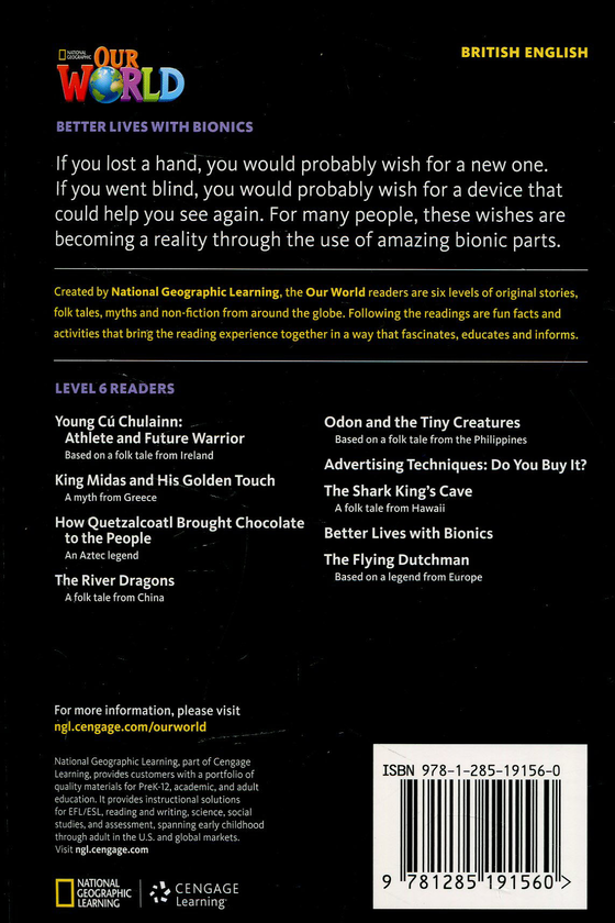 Паперова книга «Our World Readers: Better Lives with Bionics: British English» - фото №1