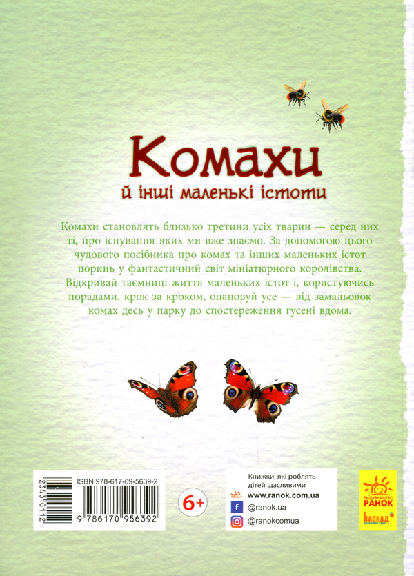 Паперова книга «Стежками природи. Комахи й інші маленькі істоти», авторів Рейчел Ферт, Луї Стовелл - фото №1