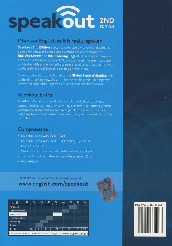 Бумажная книга «Speakout. Intermediate. Student`s Book (+ DVD)», автор Антония Клэр - фото №1