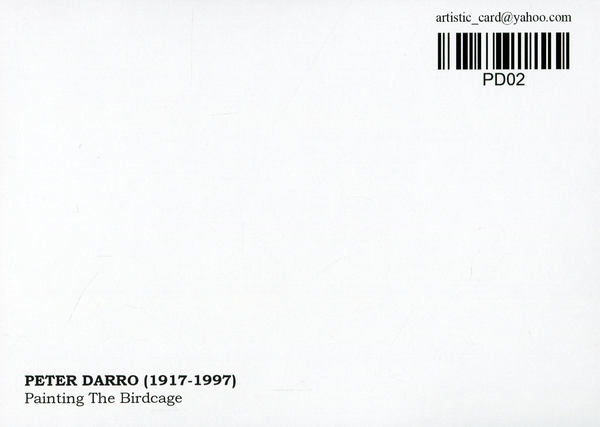  «Открытка Peter Darro — Painting The Birdcage (PD02)», бренда Artistic Card - фото №1